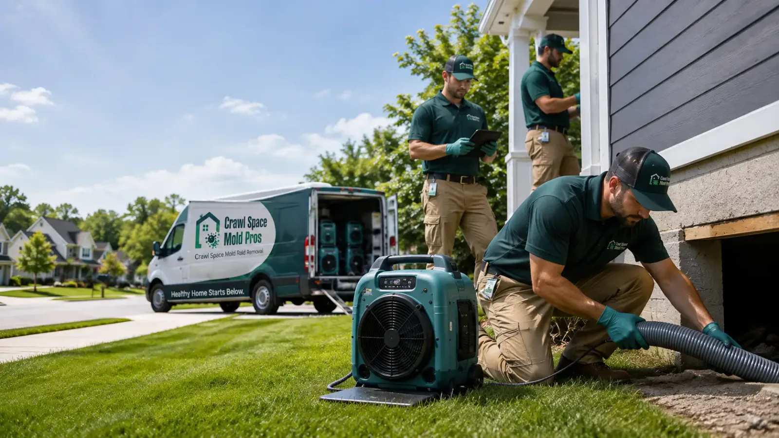 Crawl Space Mold Removal in Carlsbad, TX